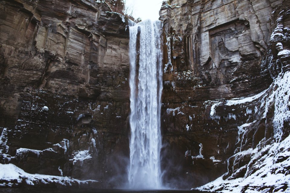 New york, Falls, Winter