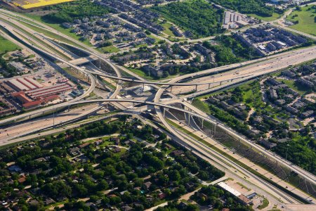 aerial view of expressway photo