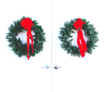 Festive, White, White doors