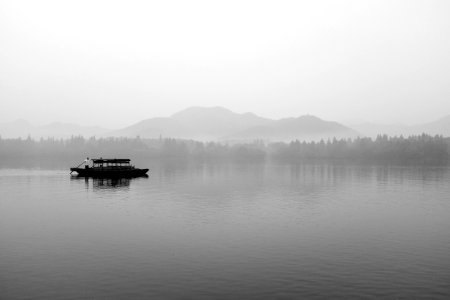 China, West lake, Hangzhou photo
