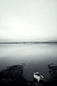 Loch of harray, United kingdom, Fog photo