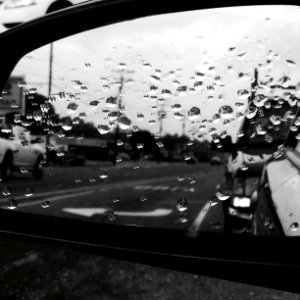 B w, Reflections, Rain