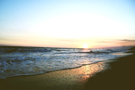 Sunset, Beach photo
