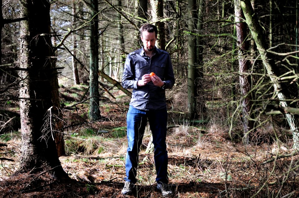 Eating, Man, Trees