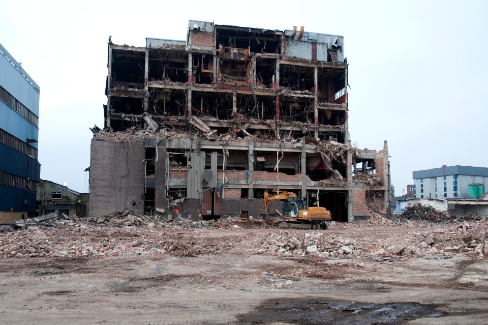 Building, Ruins, Demolished