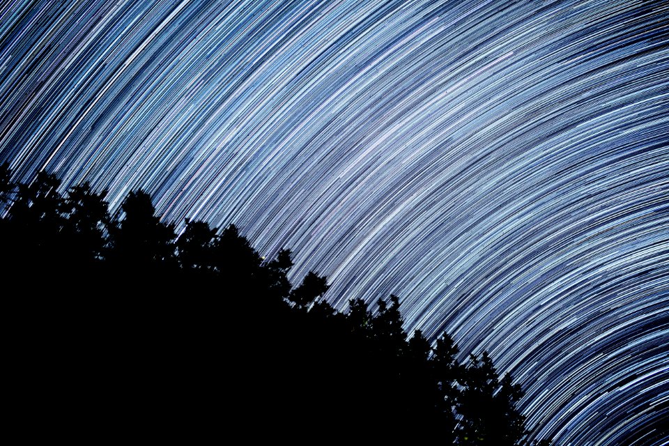 time-lapse photography of sky light