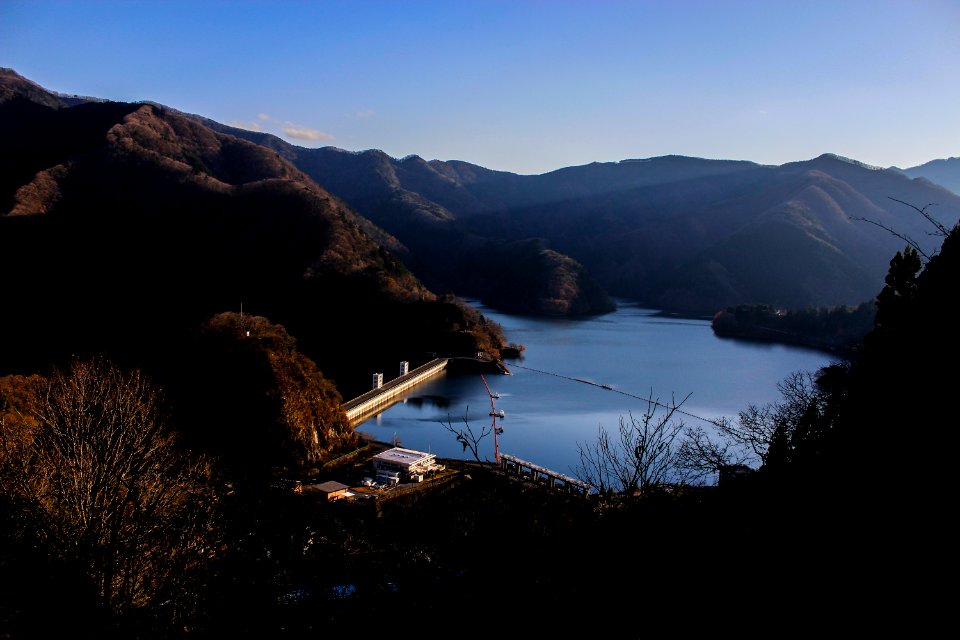 Japan, Lake okutama, Mountain