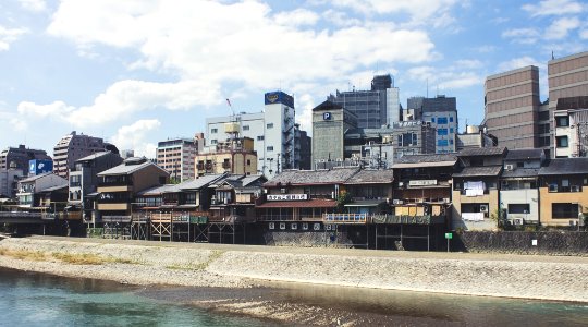 Kyoto, Japan, River photo