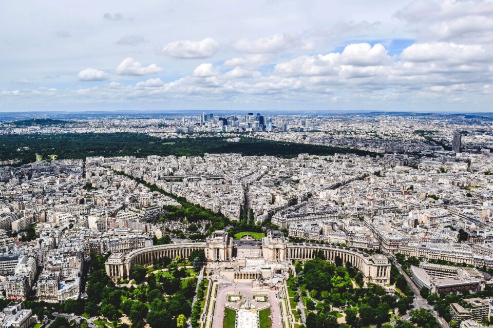 Capital city cityscape