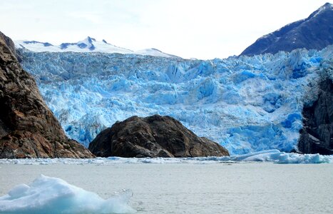 Ice fjord nature photo