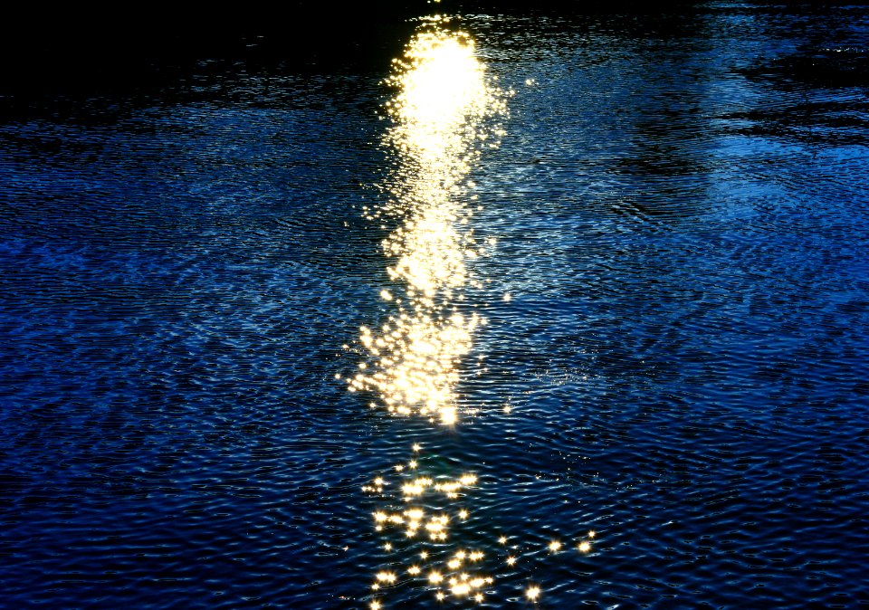 Sunlight, Ripple, Lake