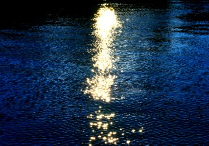 Sunlight, Ripple, Lake