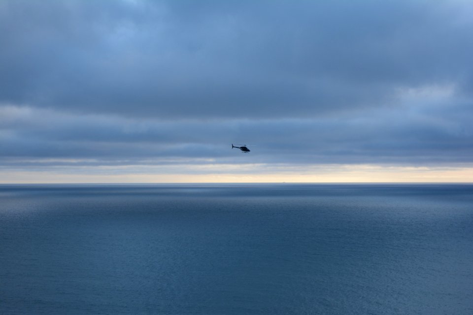 Sky, Sea, Helicopter