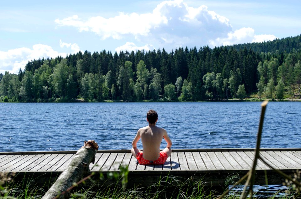 Sognsvann, Norway, Blue