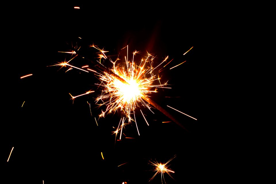 Sparks, Fire, Happynewyear