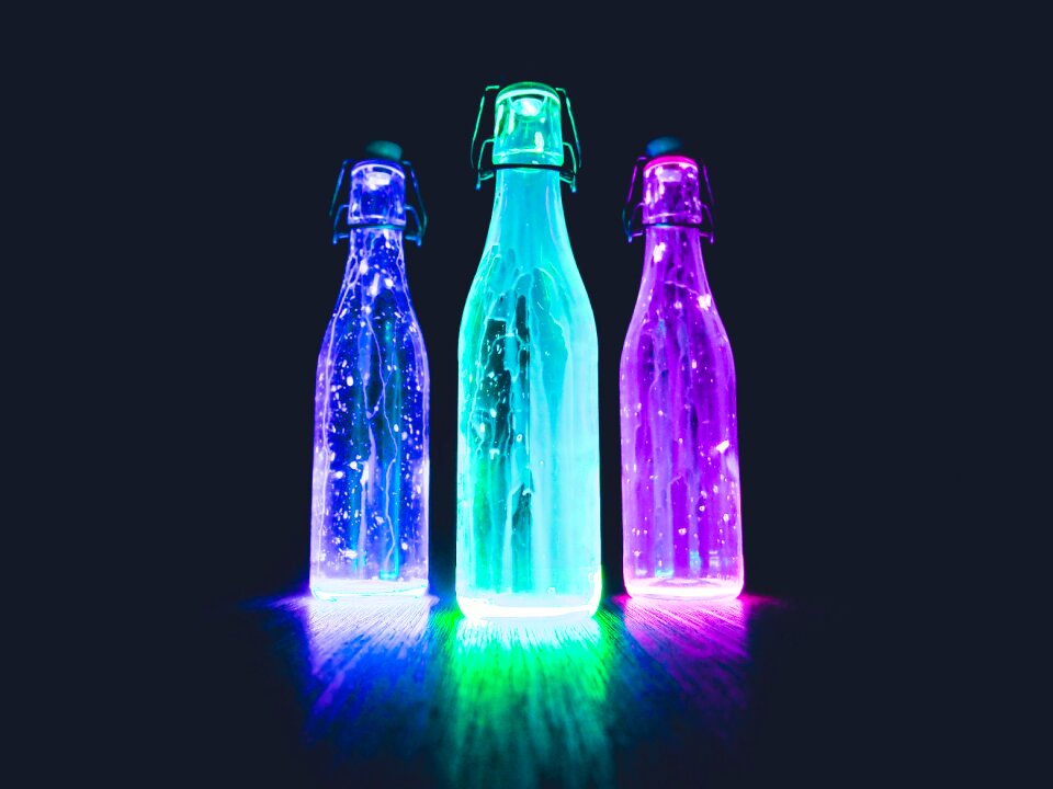 Colorful shining mystical