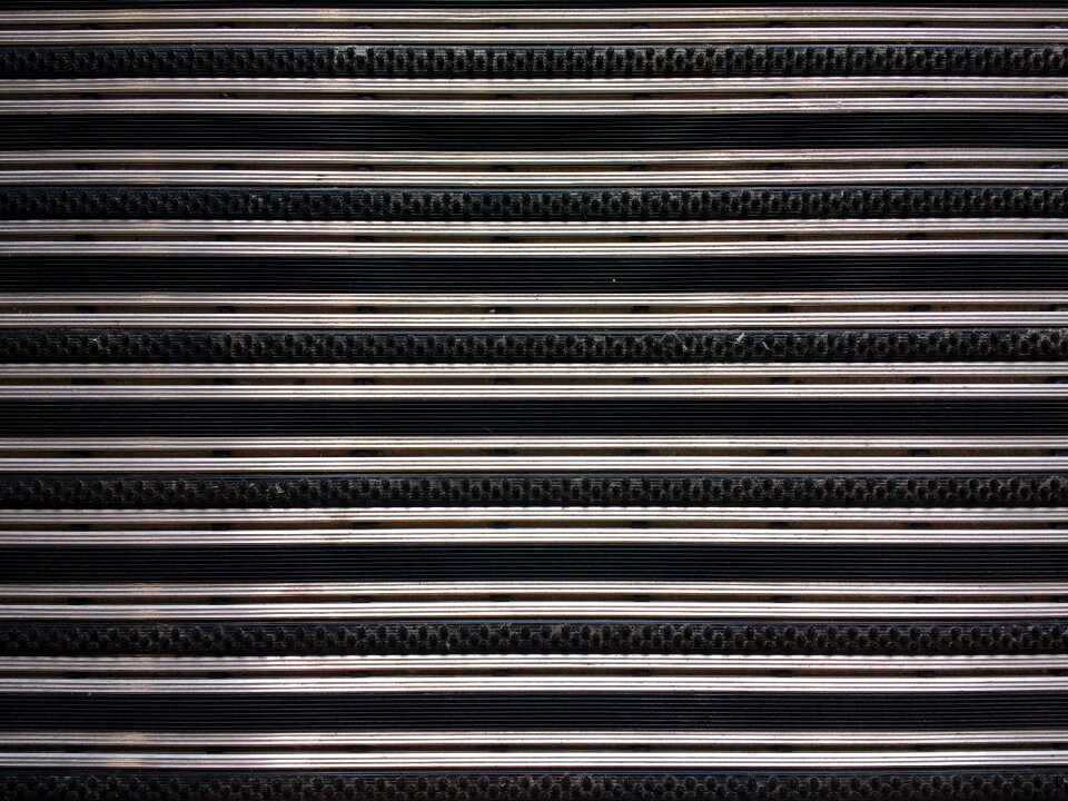 Rubber black horizontal