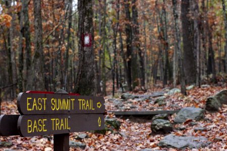 East Summit Trail signage photo