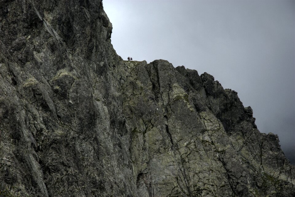Top view mountains nature