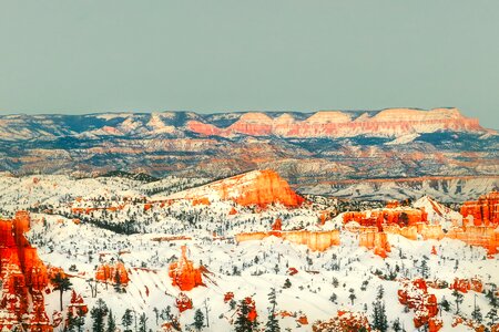 Landscape scenic winter