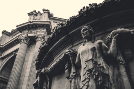 Palace of fine arts, United states, Rain drop photo