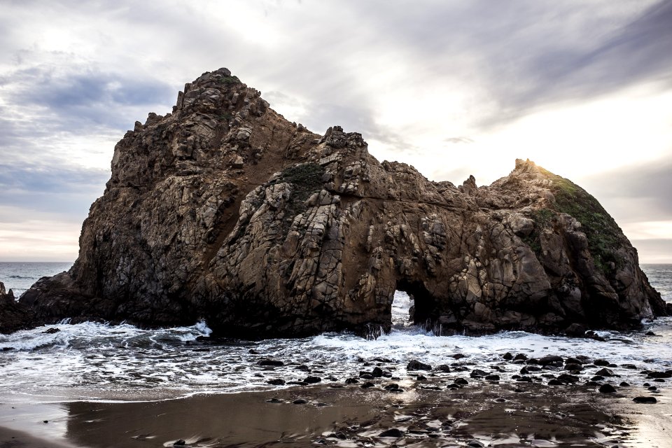 Big sur, United states, Sunset photo