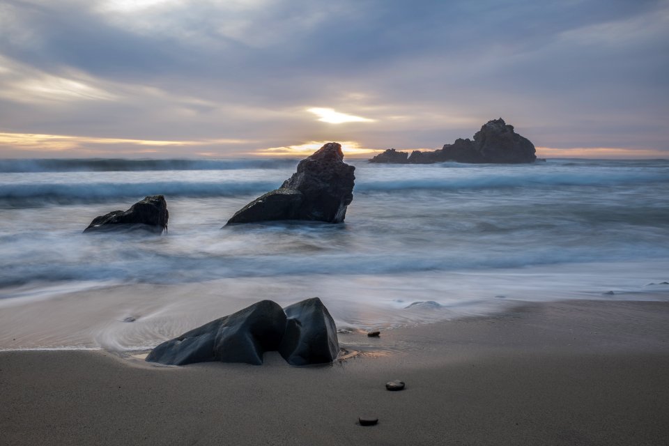 Big sur, United states, Sunset