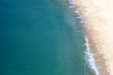 aerial view of body of water photo