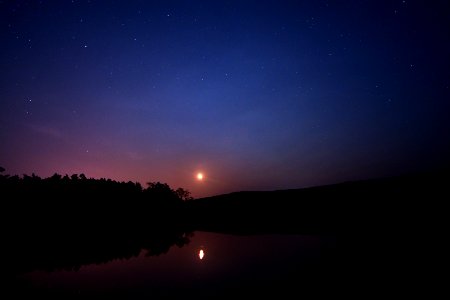 Acadia national park pond, Bar harbor, United states