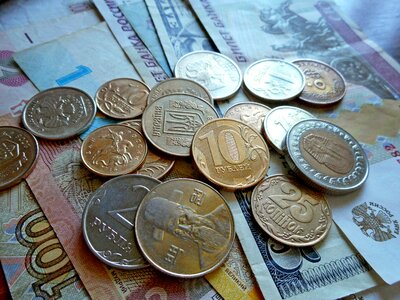 Bills ruble cash money
