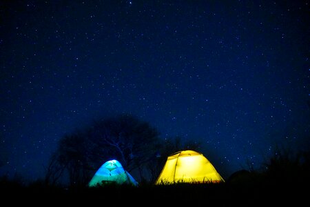 Tent night interstellar photo
