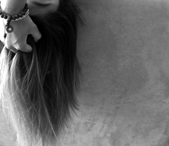 Closeup, Hair, Blank