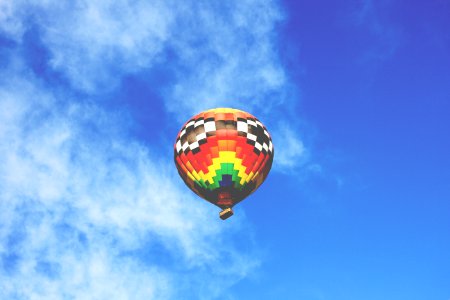 photography of multicolored flying air balloon