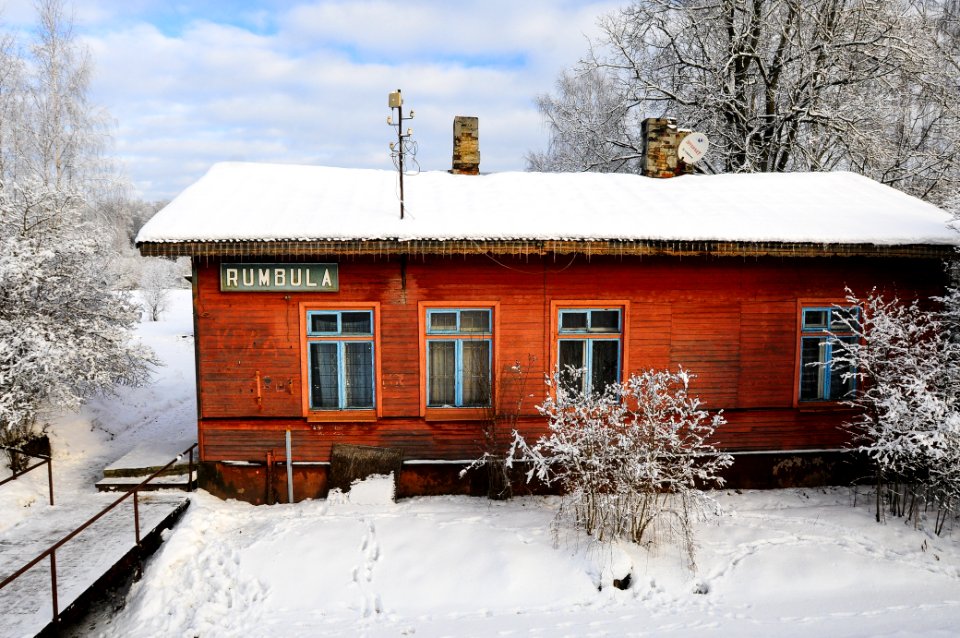 Rumbula, Latvia, Winter