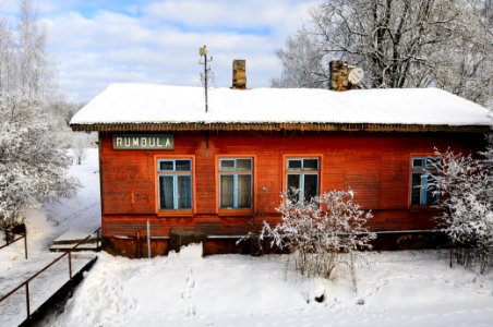 Rumbula, Latvia, Winter