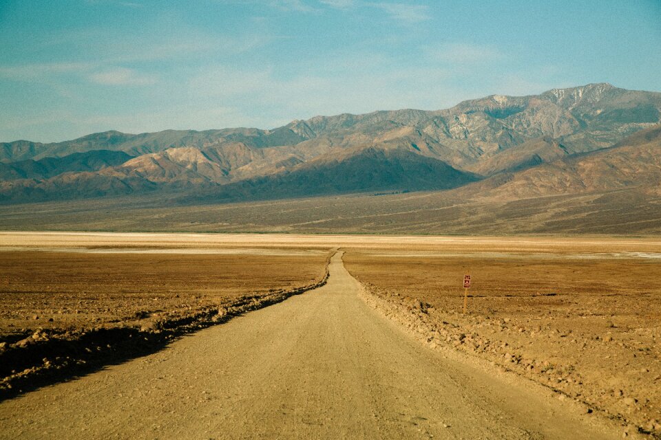 Mountains nature road