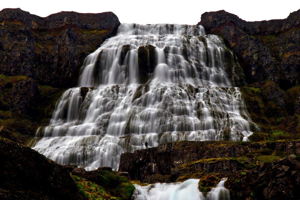 time-lapsed photography of waterfalls
