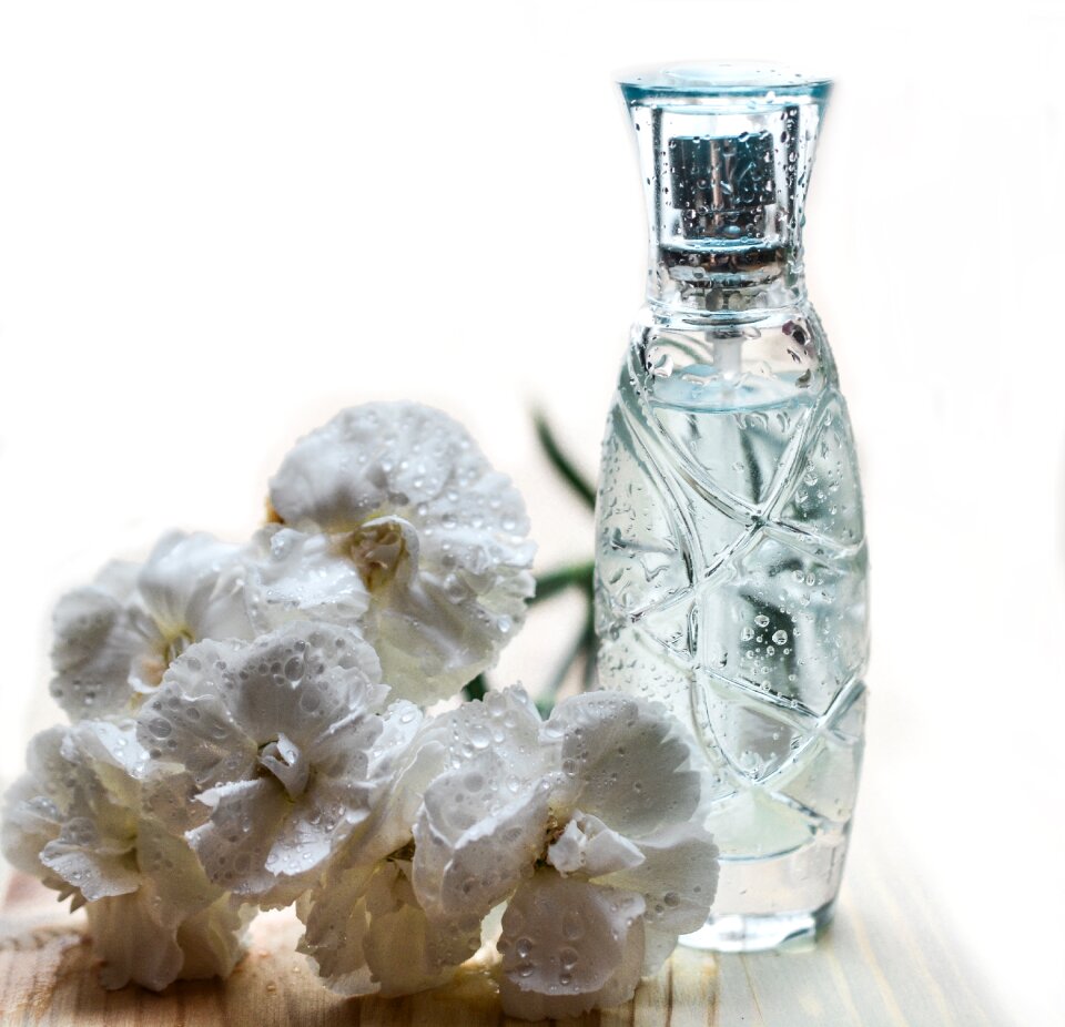 Cosmetics fragrance perfume bottle photo