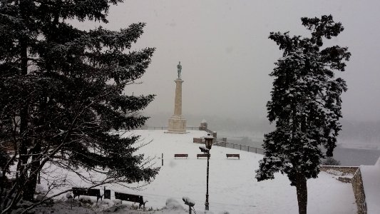 Belgrade, Serbia, Snow