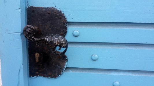 Belgrade, Serbia, Blue door