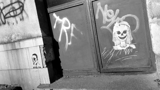 Belgrade, Serbia, Graffitiwall
