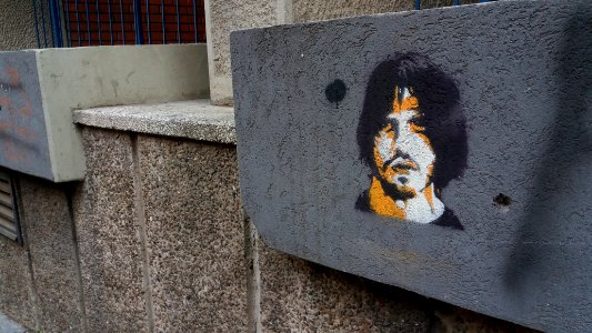 Belgrade, Serbia, Graffitiwall