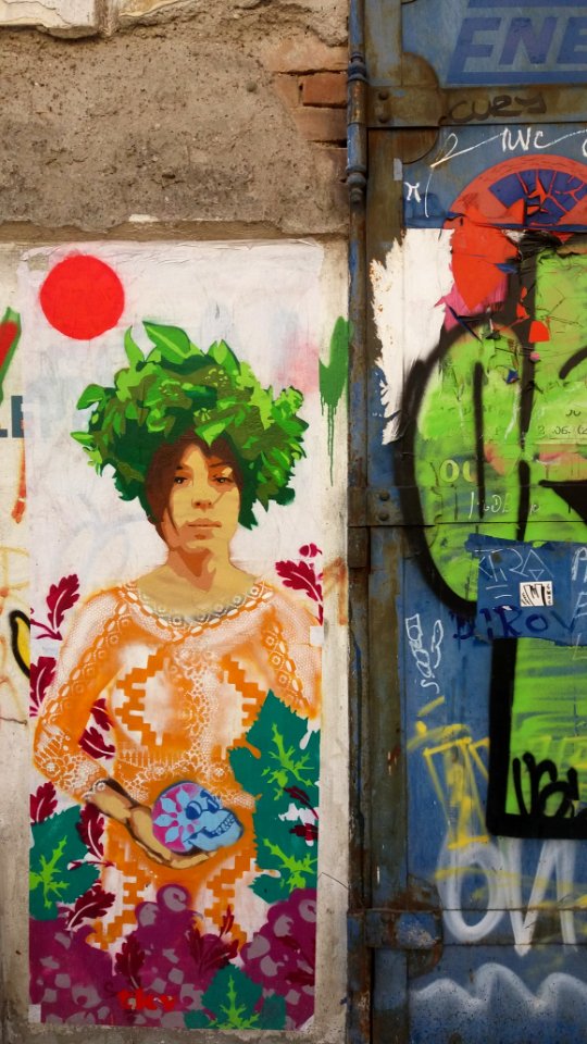 Belgrade, Serbia, Graffitiwall