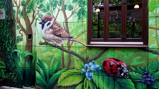 Belgrade, Serbia, Graffitiwall