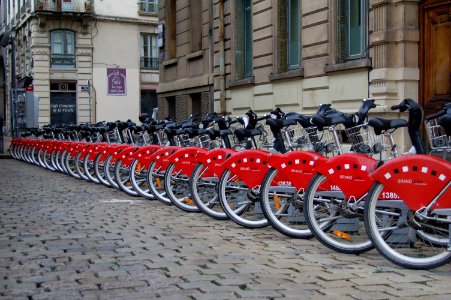 bicycle parked near building