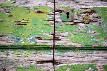 Green, Door, Texture