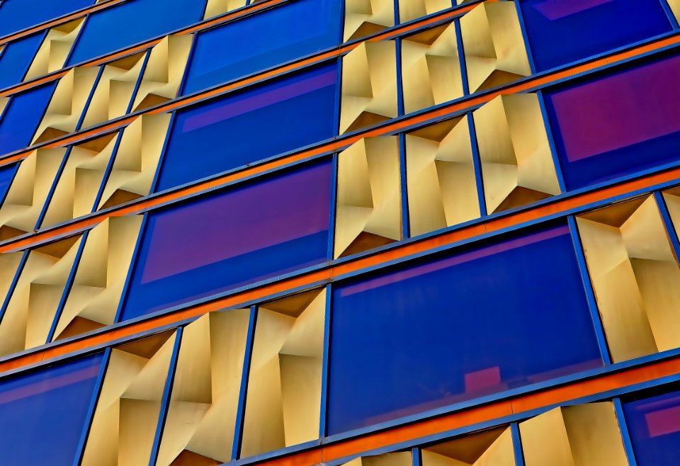 Barcelona, Spain, Blue photo