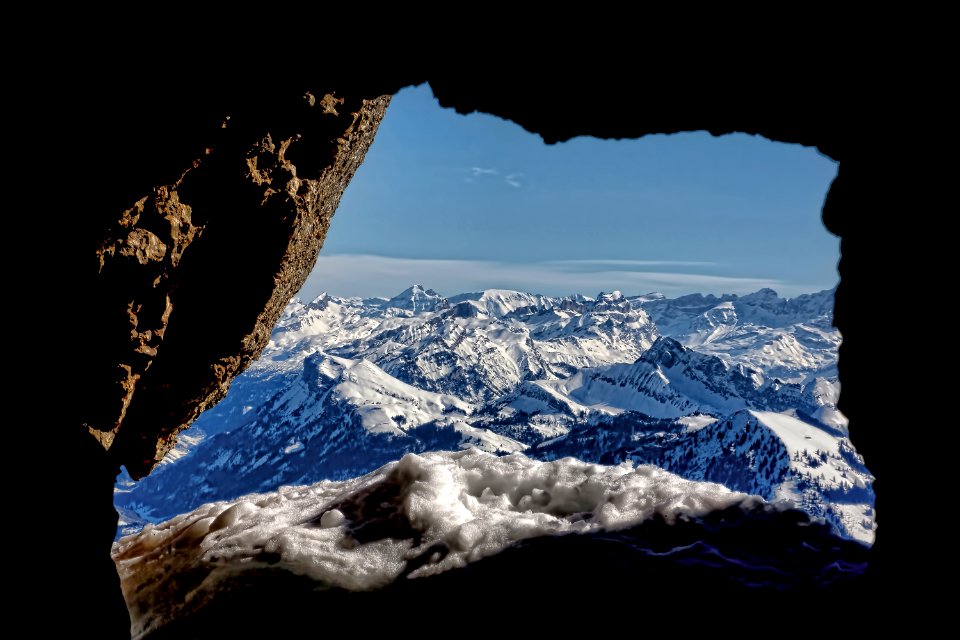 snow covered mountains during daytime