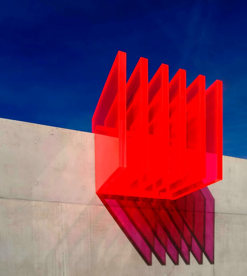 Red, Building, Transparent