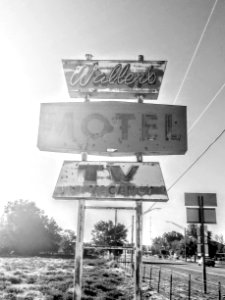 Motel signage photo